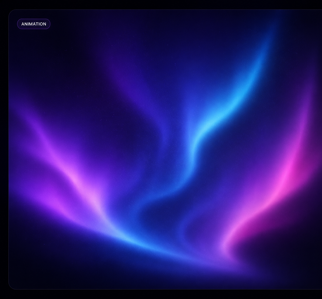 Aurora Background Hero