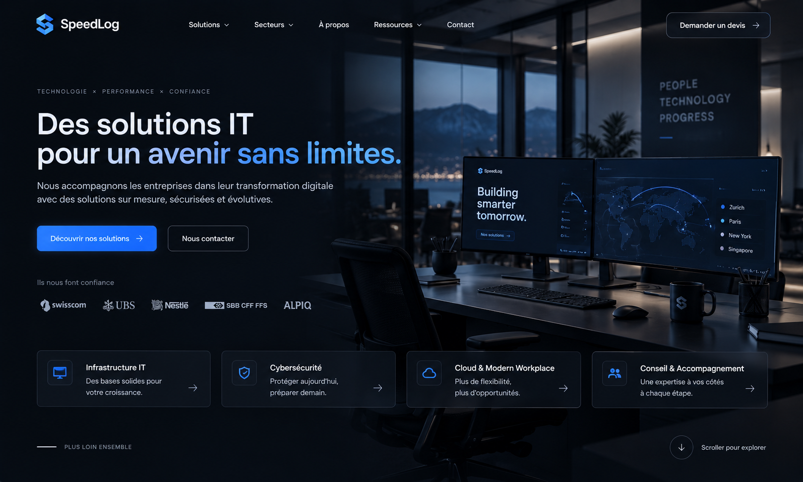 Enterprise IT Office Hero
