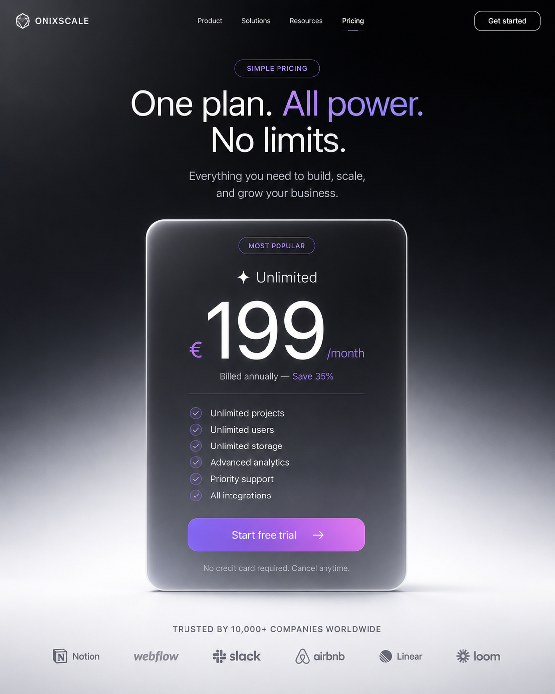 Single Plan Spotlight