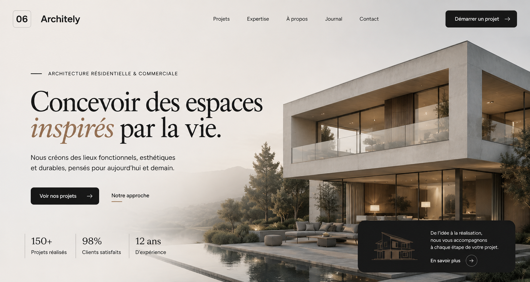 Architecture Residence Hero